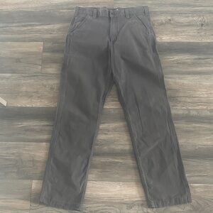 Carhartt Men's Dark Gray Rugged Flex Canvas Work Pant - Relaxed Fit